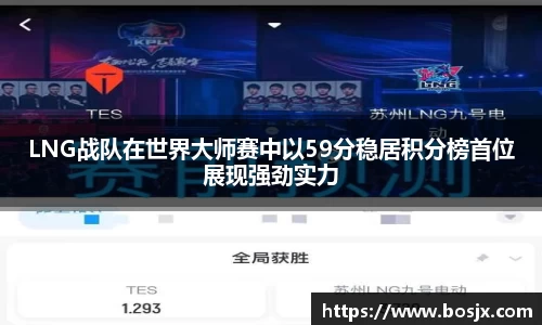 LNG战队在世界大师赛中以59分稳居积分榜首位展现强劲实力